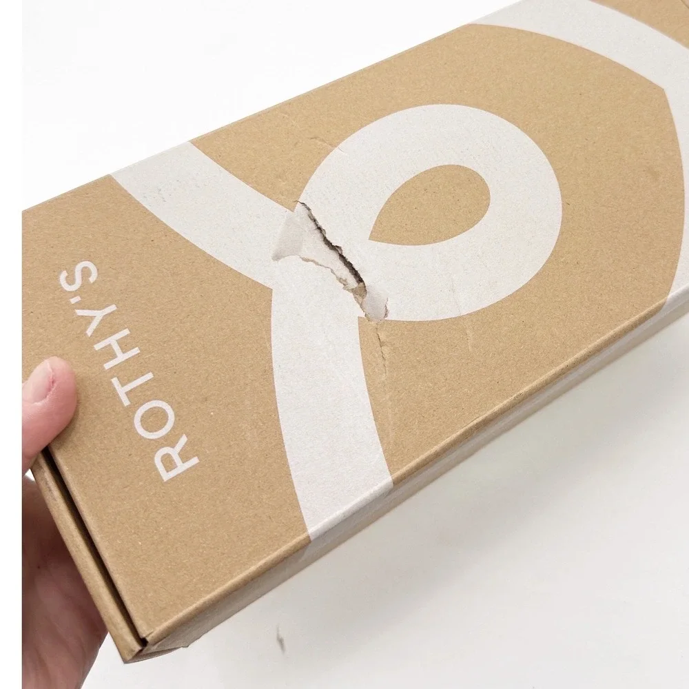 Rothys The Cozy Clog Cookies and Cream Boucle Grey White Slipper Shoes Womens 10 - Picture 4 of 6